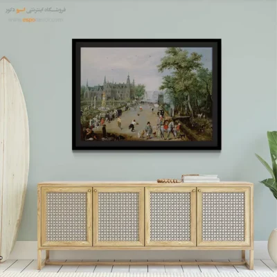 نقاشی سبک منظره شهری - تابلو نقاشی های معروف - اسپو دکور