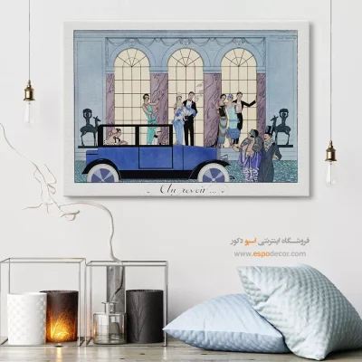 تابلو نقاشی های معروف - نقاشی سبک معماری - اسپو دکور