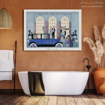 تابلو نقاشی های معروف - نقاشی سبک معماری - اسپو دکور