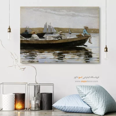 نقاشی سبک منظره زمستانی - تابلو نقاشی های معروف - اسپو دکور