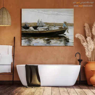 نقاشی سبک منظره زمستانی - تابلو نقاشی های معروف - اسپو دکور