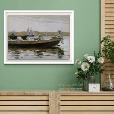 نقاشی سبک منظره زمستانی - تابلو نقاشی های معروف - اسپو دکور