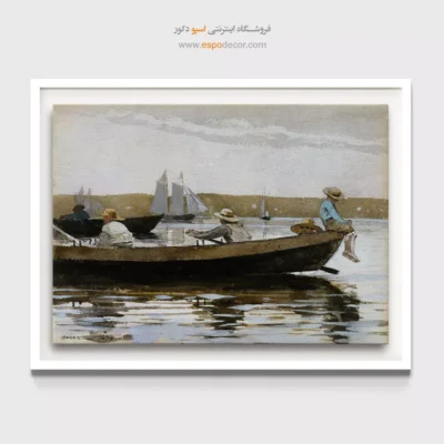 نقاشی سبک منظره زمستانی - تابلو نقاشی های معروف - اسپو دکور
