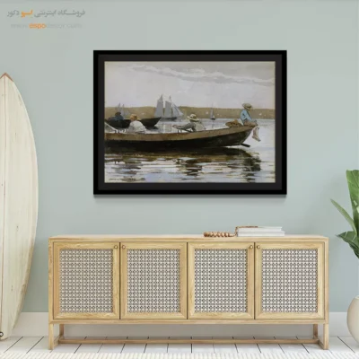 نقاشی سبک منظره زمستانی - تابلو نقاشی های معروف - اسپو دکور