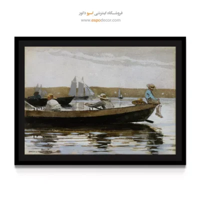 نقاشی سبک منظره زمستانی - تابلو نقاشی های معروف - اسپو دکور