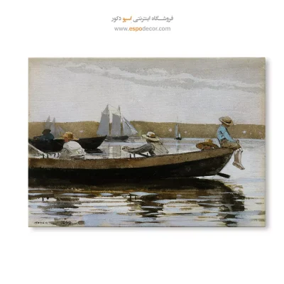 نقاشی سبک منظره زمستانی