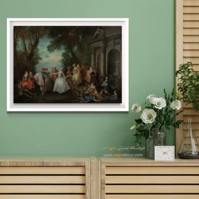 نقاشی سبک خطوط ساده - تابلو نقاشی های معروف - اسپو دکور