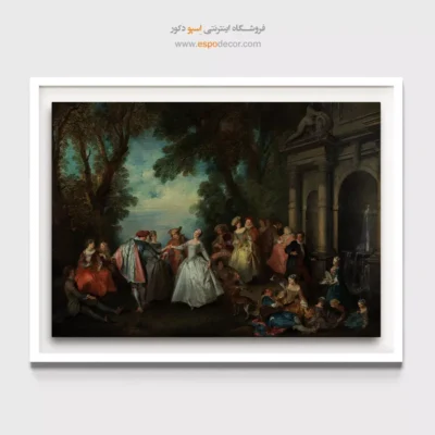 نقاشی سبک خطوط ساده - تابلو نقاشی های معروف - اسپو دکور