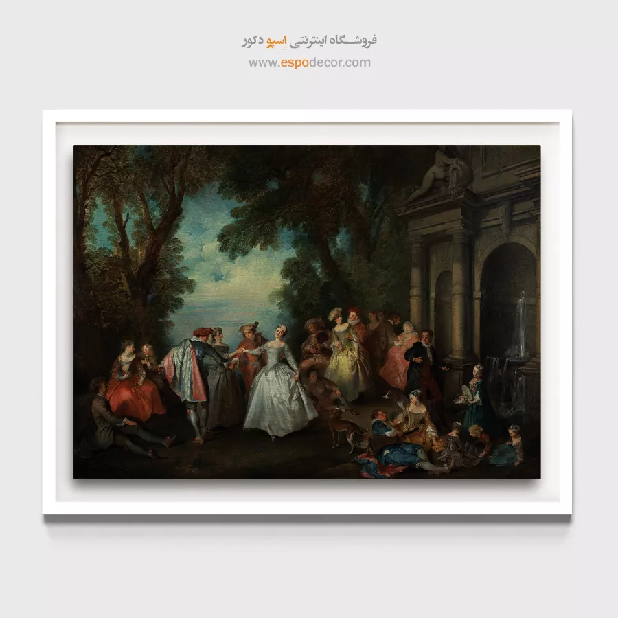 نقاشی سبک خطوط ساده - تابلو نقاشی های معروف - اسپو دکور