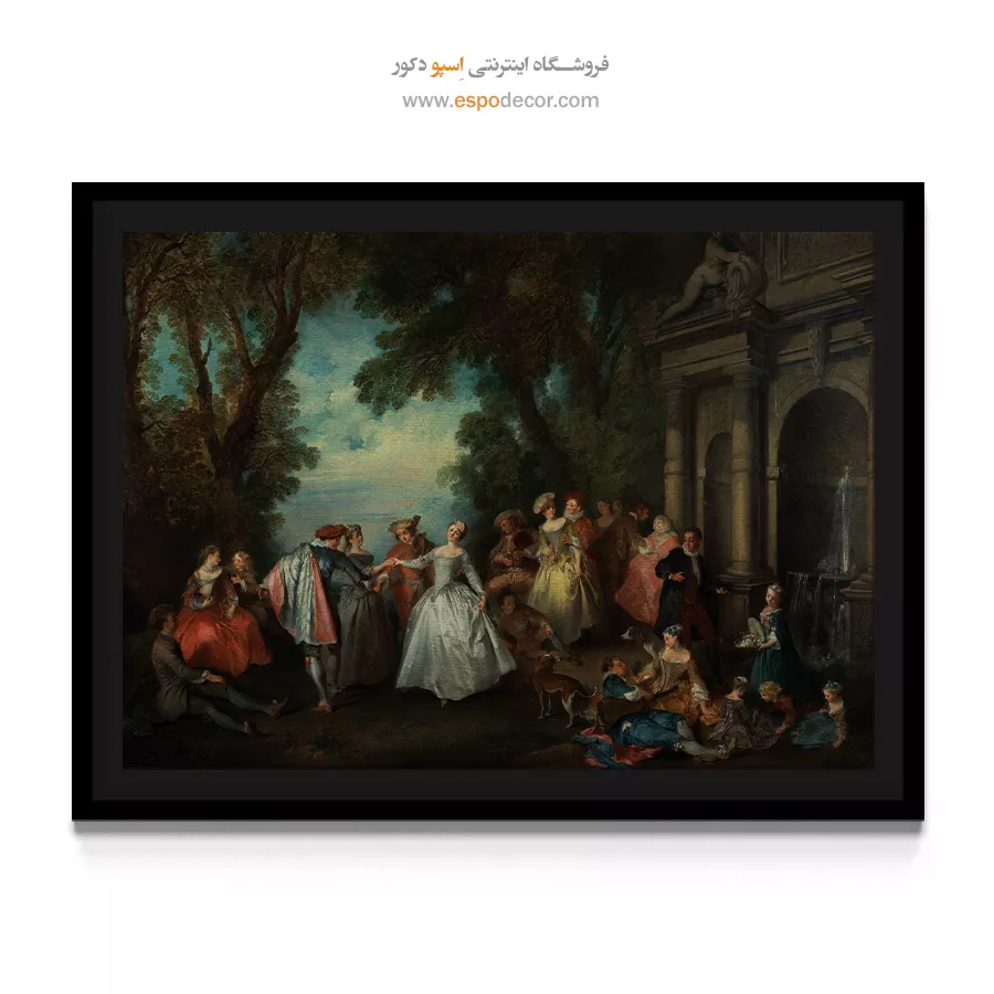 نقاشی سبک خطوط ساده - تابلو نقاشی های معروف - اسپو دکور