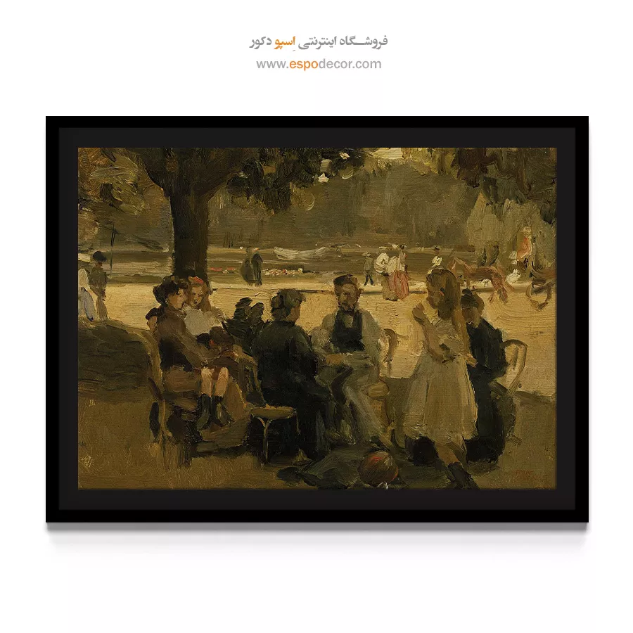 خرید نقاشی سبک نقاشی عاشقانه - تابلو نقاشی های معروف - اسپو دکور