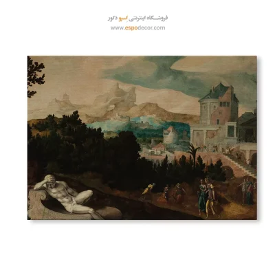خرید تابلو نقاشی قدیمی طبیعت بی‌جان