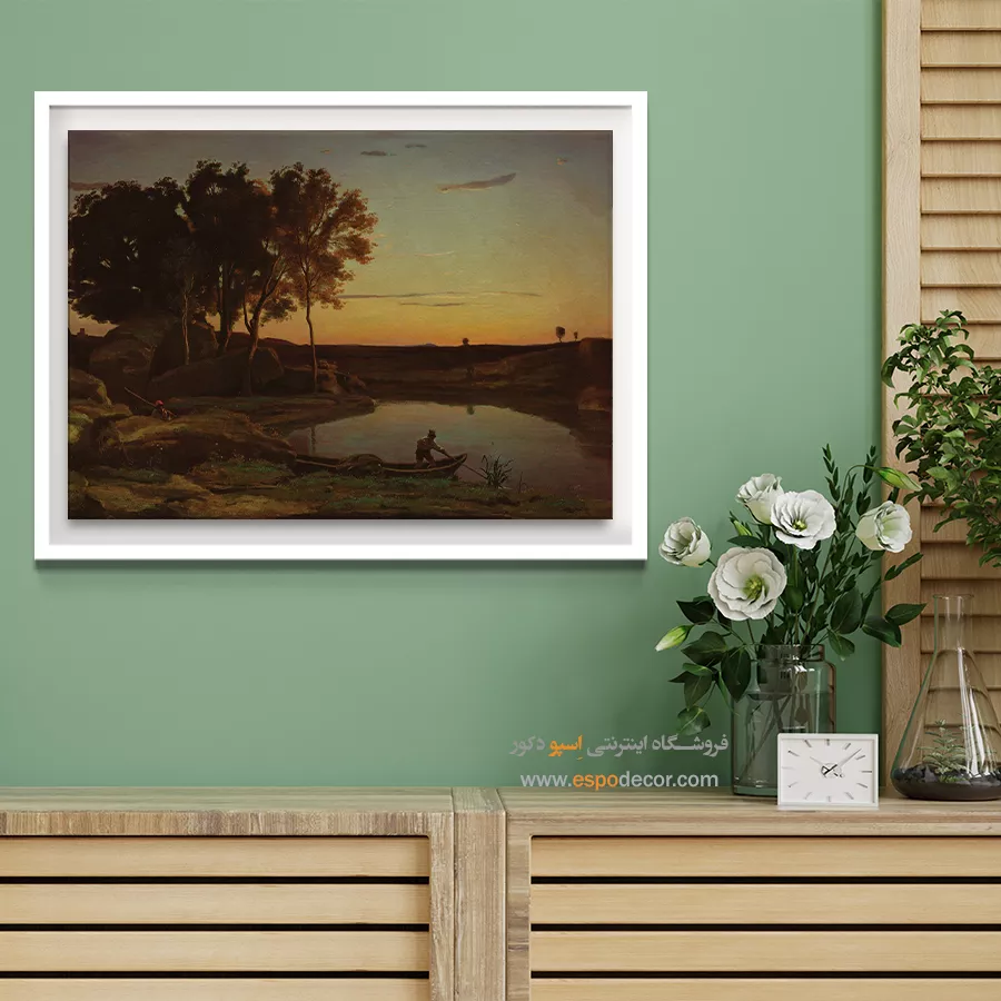 خرید تابلو نقاشی قدیمی منظره - تابلو نقاشی های معروف - اسپو دکور
