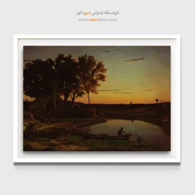خرید تابلو نقاشی قدیمی منظره - تابلو نقاشی های معروف - اسپو دکور