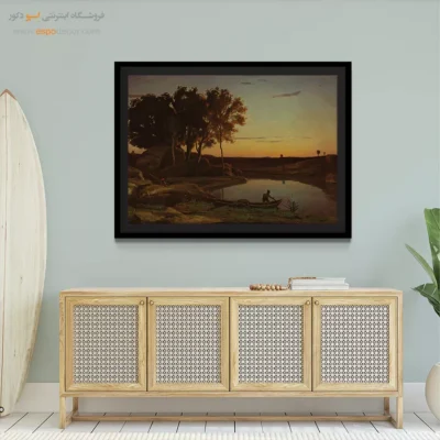 خرید تابلو نقاشی قدیمی منظره - تابلو نقاشی های معروف - اسپو دکور