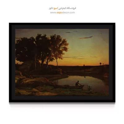 خرید تابلو نقاشی قدیمی منظره - تابلو نقاشی های معروف - اسپو دکور