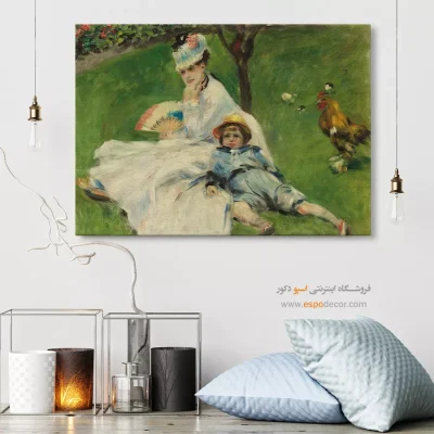 تابلو نقاشی های معروف - تابلو نقاشی قدیمی از طبیعت - اسپو دکور