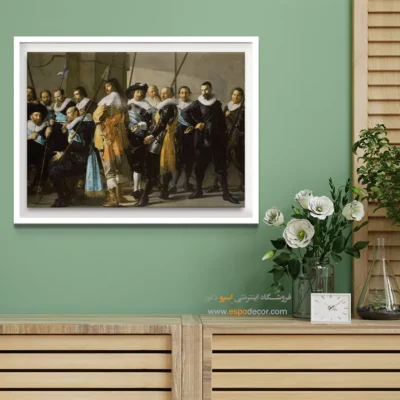 تابلو نقاشی قدیمی چهره - تابلو نقاشی های معروف - اسپو دکور