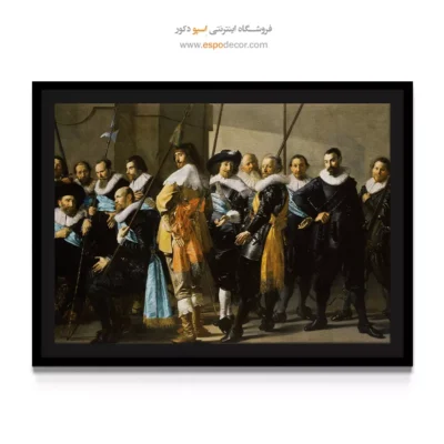 تابلو نقاشی قدیمی چهره - تابلو نقاشی های معروف - اسپو دکور