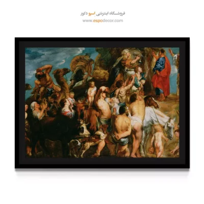 خرید تابلو نقاشی قدیمی جوهری - تابلو نقاشی های معروف - اسپو دکور