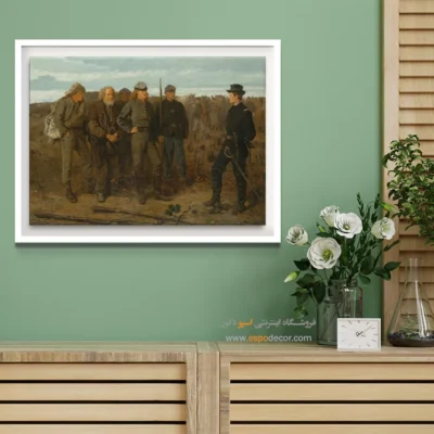 خرید تابلو نقاشی قدیمی سبک مصری - تابلو نقاشی های معروف - اسپو دکور