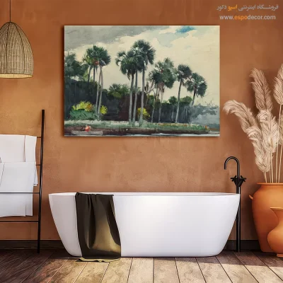 تابلو نقاشی های معروف - خرید تابلو نقاشی قدیمی مدیترانه‌ای - اسپو دکور