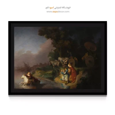 خرید تابلو نقاشی قدیمی قلم‌گیری - تابلو نقاشی های معروف - اسپو دکور