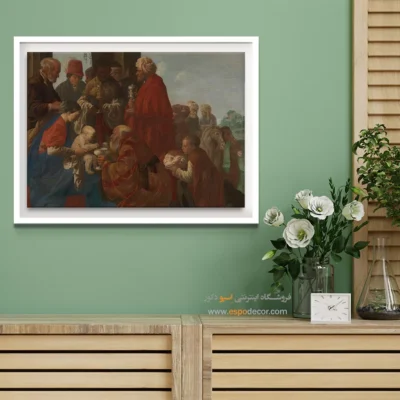 خرید تابلو نقاشی قدیمی سبک تزئینی - تابلو نقاشی های معروف - اسپو دکور