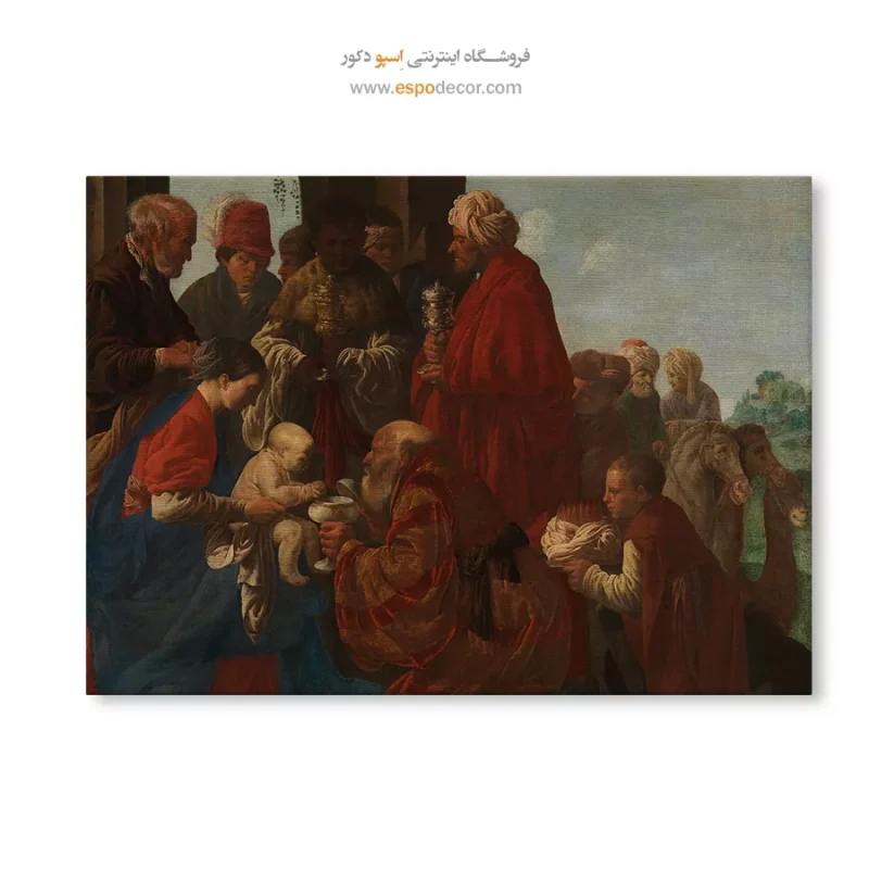 خرید تابلو نقاشی قدیمی سبک تزئینی