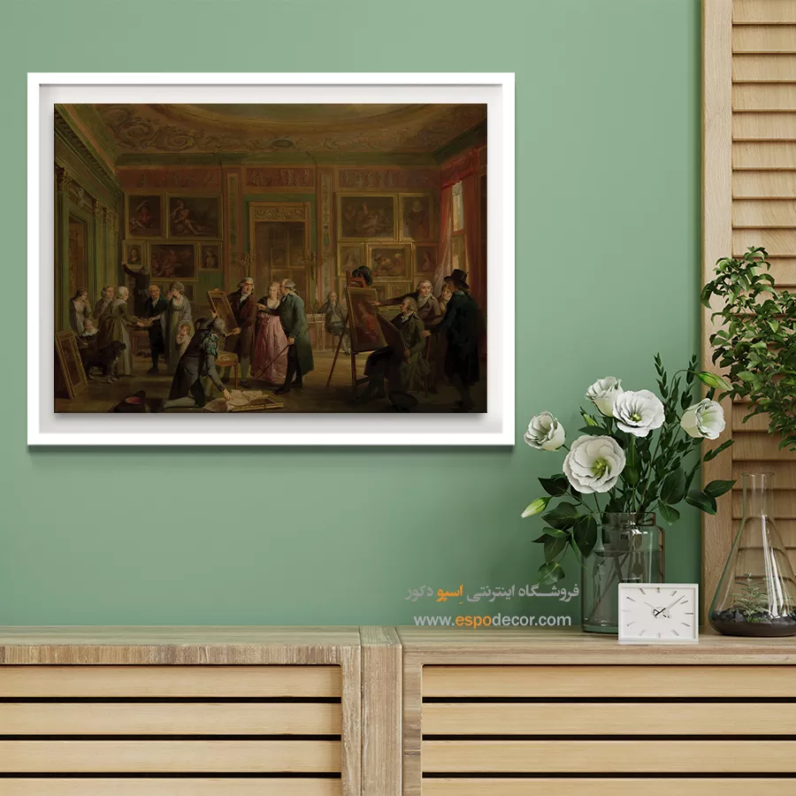 خرید تابلو نقاشی قدیمی پاستل - تابلو نقاشی های معروف - اسپو دکور