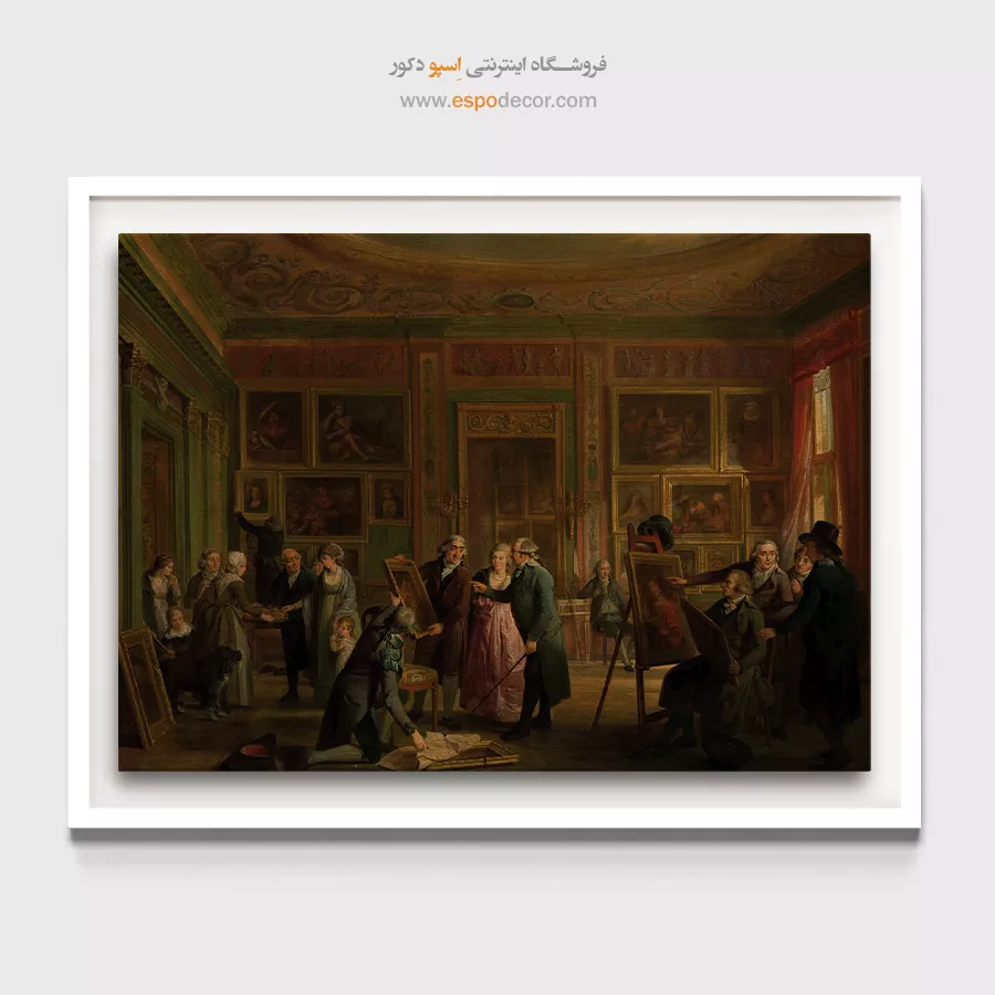 خرید تابلو نقاشی قدیمی پاستل - تابلو نقاشی های معروف - اسپو دکور