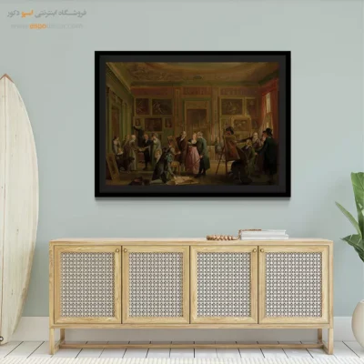 خرید تابلو نقاشی قدیمی پاستل - تابلو نقاشی های معروف - اسپو دکور