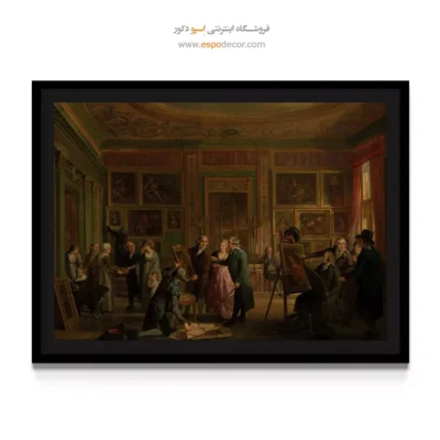 خرید تابلو نقاشی قدیمی پاستل - تابلو نقاشی های معروف - اسپو دکور