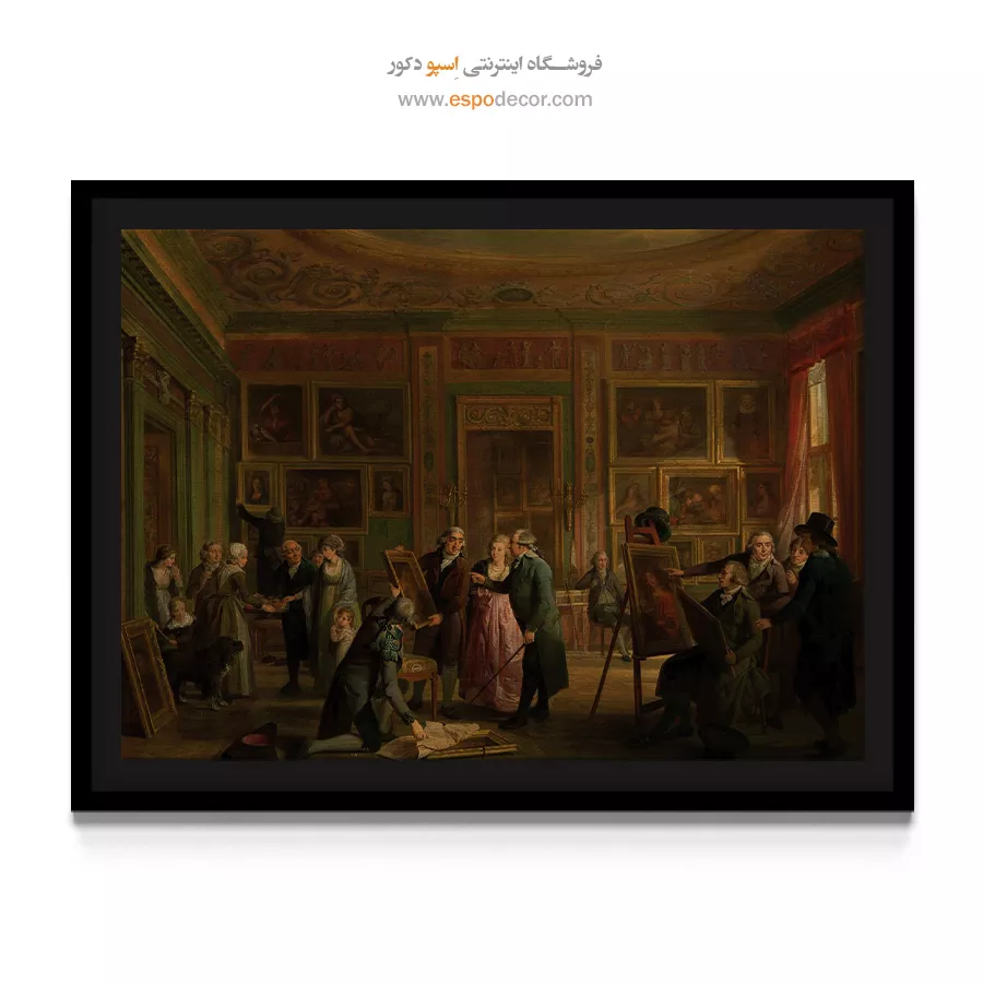 خرید تابلو نقاشی قدیمی پاستل - تابلو نقاشی های معروف - اسپو دکور