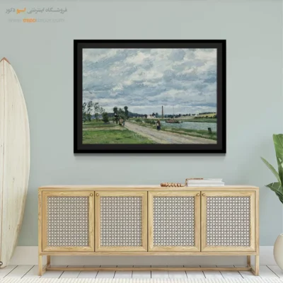 خرید تابلو نقاشی قدیمی منظره کوهستانی - تابلو نقاشی های معروف - اسپو دکور