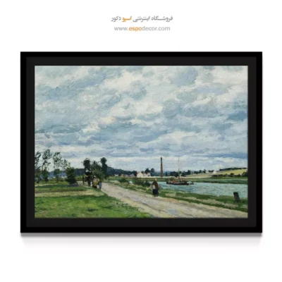 خرید تابلو نقاشی قدیمی منظره کوهستانی - تابلو نقاشی های معروف - اسپو دکور