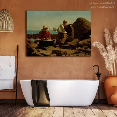 تابلو نقاشی های معروف - خرید تابلو نقاشی قدیمی مناظر شب - اسپو دکور