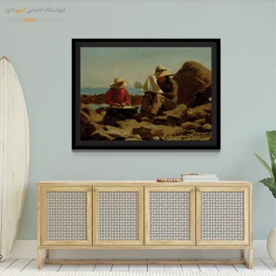 خرید تابلو نقاشی قدیمی مناظر شب - تابلو نقاشی های معروف - اسپو دکور