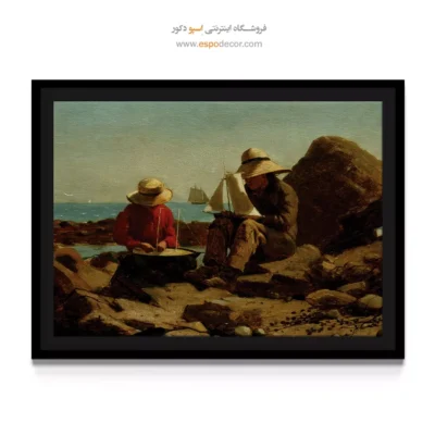 خرید تابلو نقاشی قدیمی مناظر شب - تابلو نقاشی های معروف - اسپو دکور