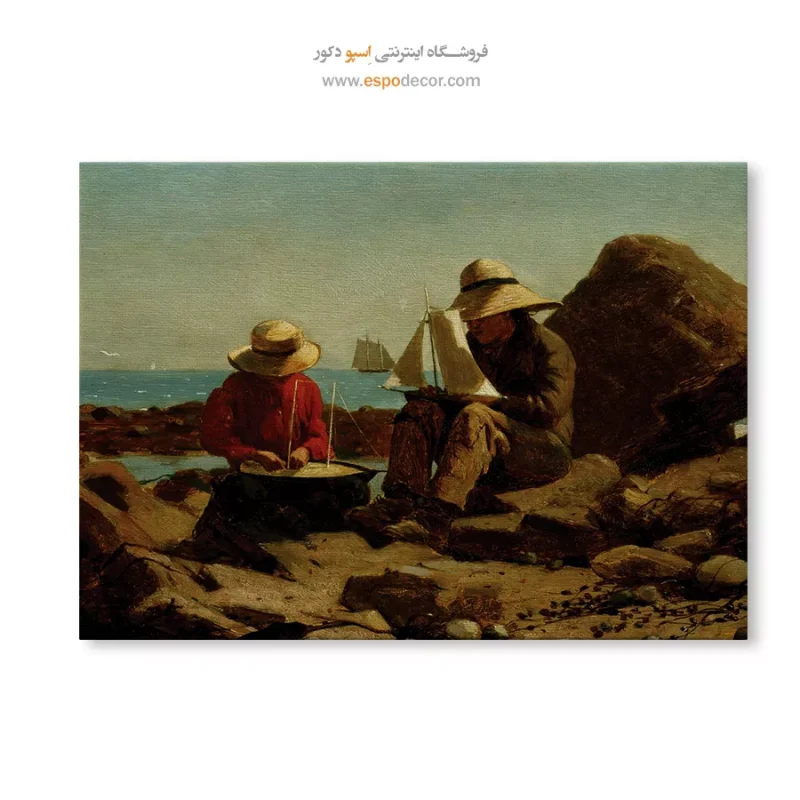 خرید تابلو نقاشی قدیمی مناظر شب
