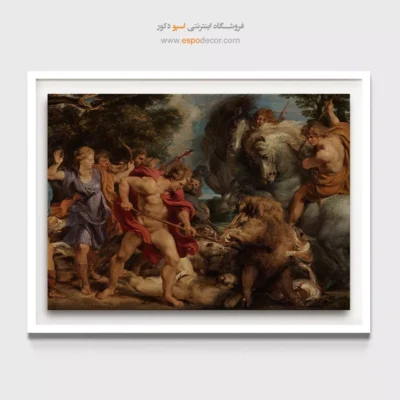 خرید تابلو نقاشی قدیمی مناظر زمستانی - تابلو نقاشی های معروف - اسپو دکور