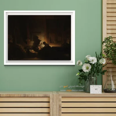 خرید تابلو نقاشی قدیمی شاهانه - تابلو نقاشی های معروف - اسپو دکور