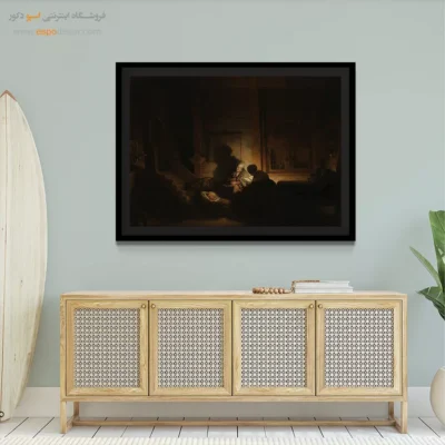 خرید تابلو نقاشی قدیمی شاهانه - تابلو نقاشی های معروف - اسپو دکور