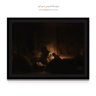 خرید تابلو نقاشی قدیمی شاهانه - تابلو نقاشی های معروف - اسپو دکور