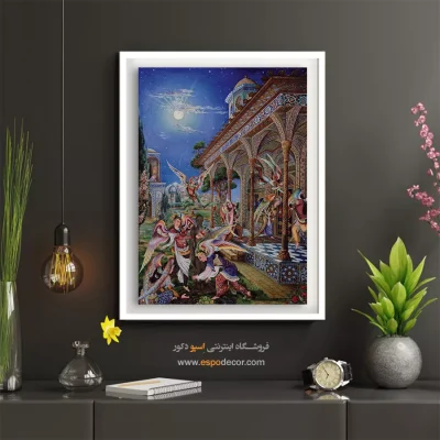 تابلو شکل دهی خاک رس انسان استاد فرشچیان - شکل دهی خاک رس انسان – تابلو نقاشی های استاد فرشچیان - اسپو دکور