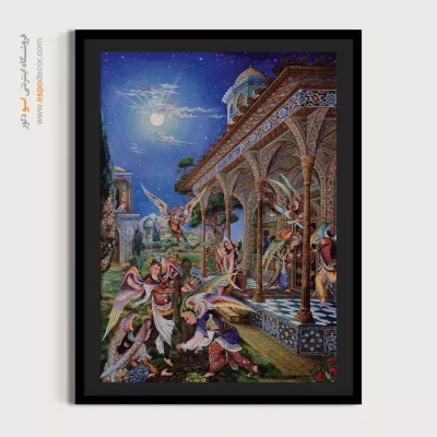 تابلو شکل دهی خاک رس انسان استاد فرشچیان - شکل دهی خاک رس انسان – تابلو نقاشی های استاد فرشچیان - اسپو دکور