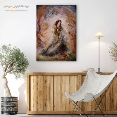 تابلو بوم چهار عنصر اثر استاد فرشچیان