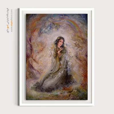 تابلو چهار عنصر اثر استاد فرشچیان,خرید تابلو