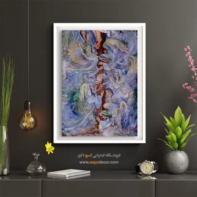تابلو گردباد مقدس استاد فرشچیان - گردباد مقدس – تابلو نقاشی های استاد فرشچیان - اسپو دکور