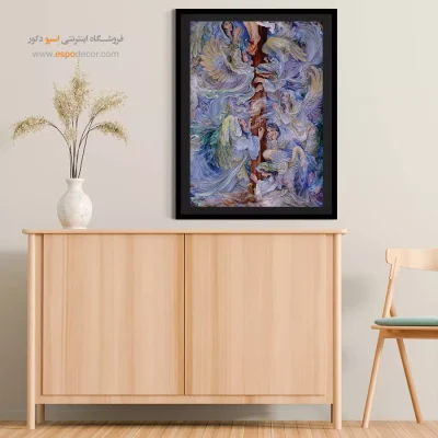 تابلو گردباد مقدس استاد فرشچیان - گردباد مقدس – تابلو نقاشی های استاد فرشچیان - اسپو دکور